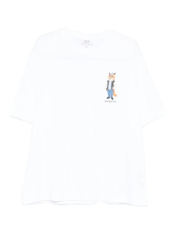 MAISON KITSUNÉ: t-shirts - T-Shirt Maison Kitsun