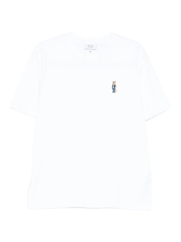 MAISON KITSUNÉ: Camisetas - Camiseta - Blanco