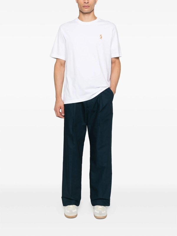 Camiseta - Blanco shop online: MAISON KITSUNÉ