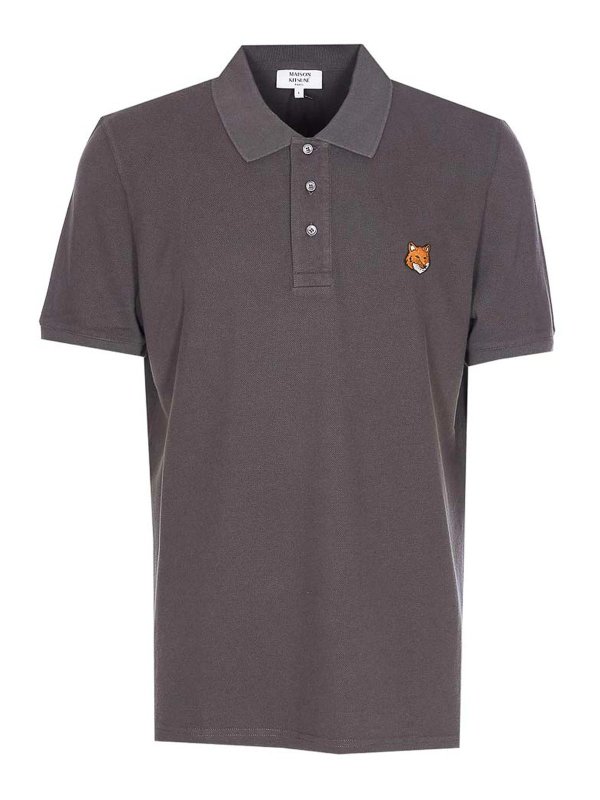 MAISON KITSUNÉ: Pull col rond - Pull Col Rond - Gris