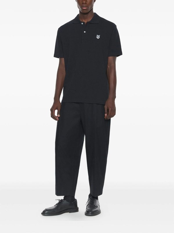 Rundhalspullover - Schwarz Replica 
online: MAISON KITSUNÉ