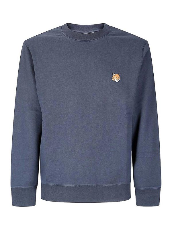 MAISON KITSUNÉ: スウェット＆セーター - スウェットシャツ/セーター - ブルー