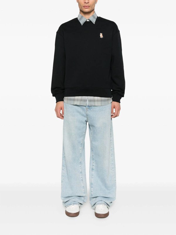 スウェットシャツ/セーター - 黒 shop online: MAISON KITSUNÉ