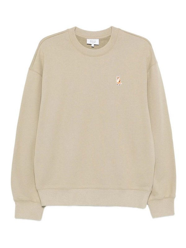 MAISON KITSUNÉ: スウェット＆セーター - スウェットシャツ/セーター - ベージュ