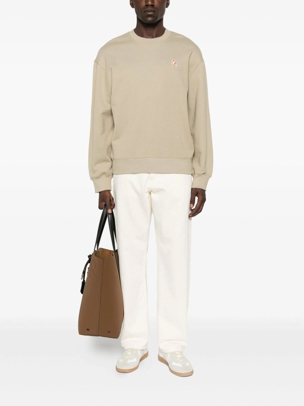 スウェットシャツ/セーター - ベージュ shop online: MAISON KITSUNÉ