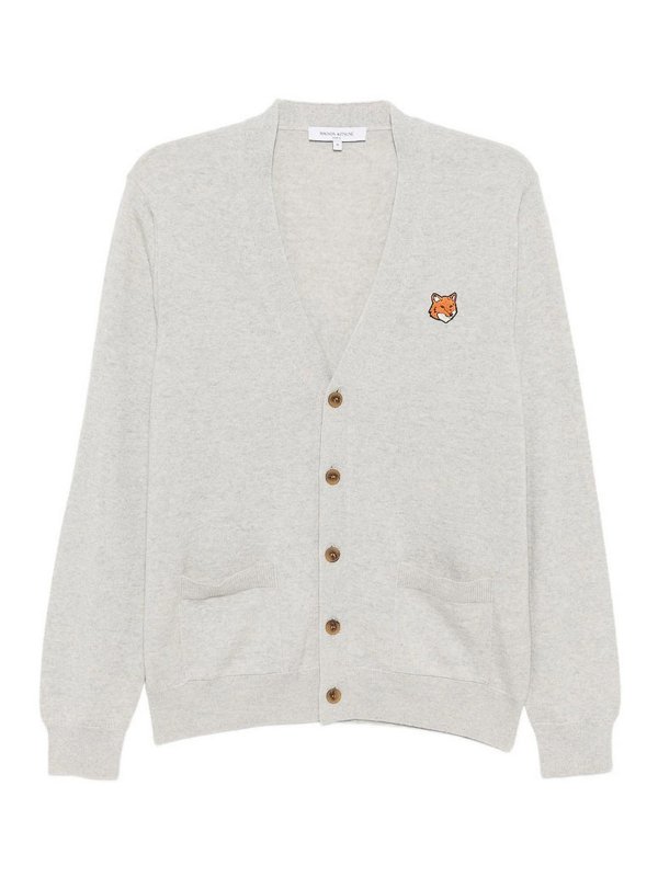 MAISON KITSUNÉ: Pull col rond - Pull Col Rond - Gris