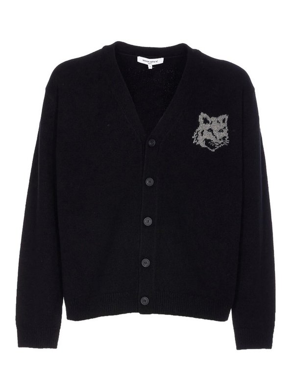 MAISON KITSUNÉ: クルーネック - クルーネック - 黒