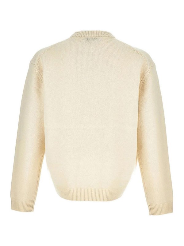 MAISON KITSUNÉ: クルーネック online - クルーネック - ヌードカラー