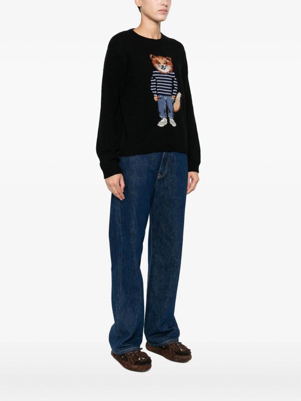 The Best Shops MAISON KITSUNÉ: crew necks - Sweater Maison Kitsun