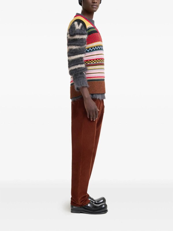 The Best Shops Marni: Pull col rond - Pull Col Rond - Bleu Foncé