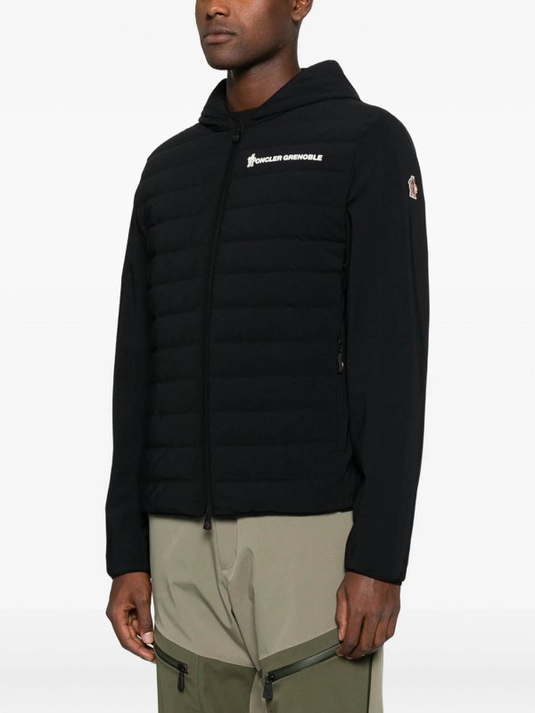 The Best Shops MONCLER GRENOBLE: Strickpullover mit Rundhalsausschnitt - Rundhalspullover - Schwarz