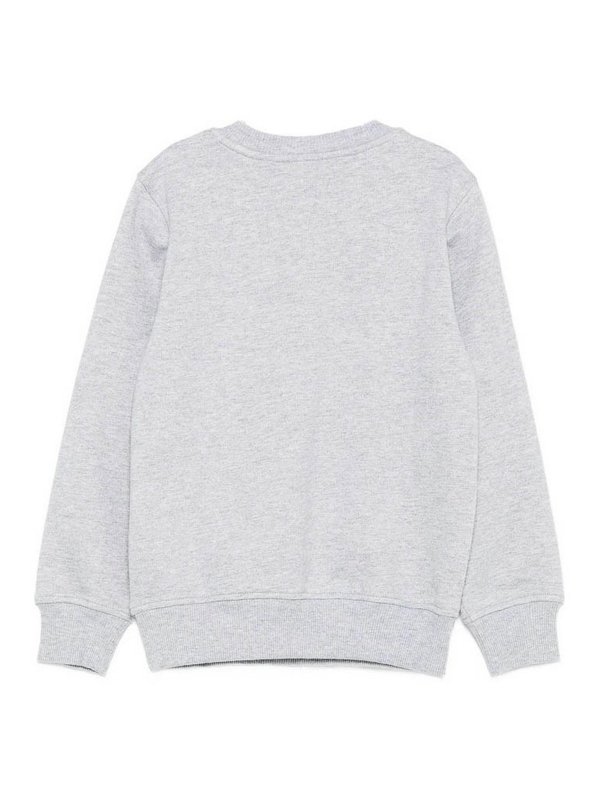 The Best Shops MOSCHINO: Strickpullover mit Rundhalsausschnitt - Rundhalspullover - Grau