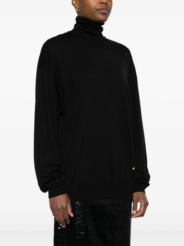 MOSCHINO buy online Pull Col Rond - Noir