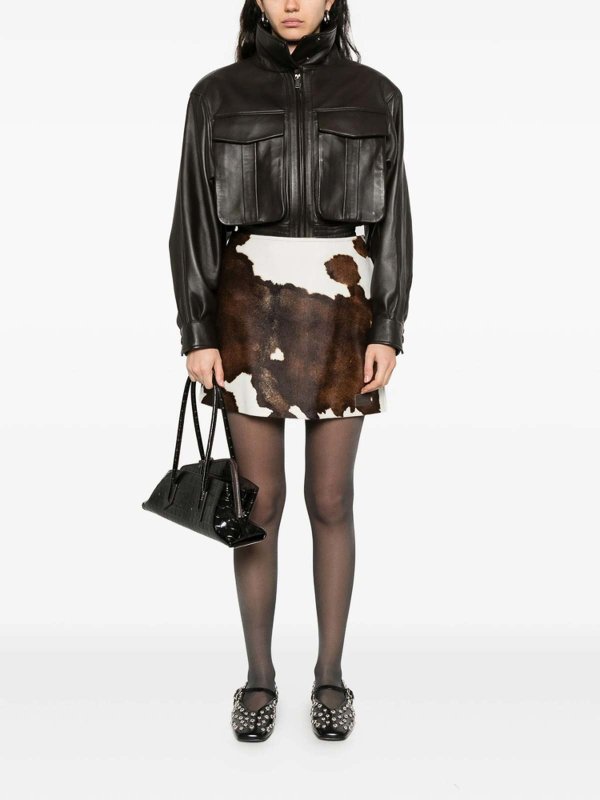 MOSCHINO: Miniröcke online - Minirock - Braun