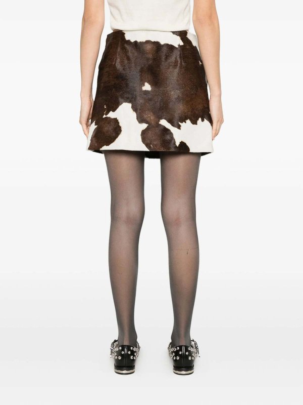 Minirock - Braun shop online: MOSCHINO