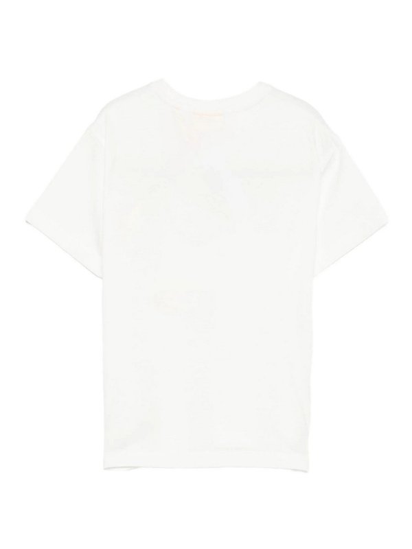 OFF-WHITE: Suéteres con cuello pico online - Suéter Cuello Redondo - Blanco