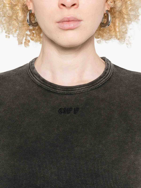 The Best Shops OFF-WHITE: Camisetas - Camiseta - Gris