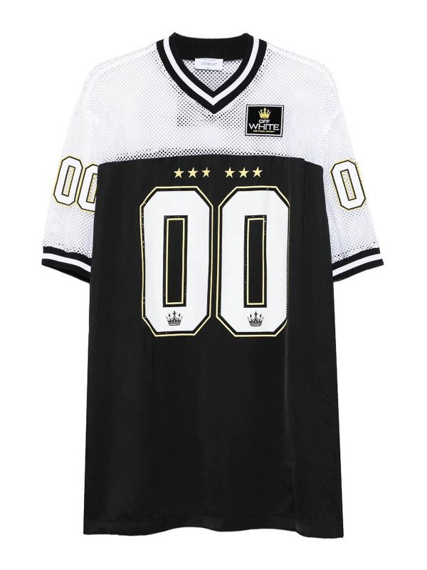 OFF-WHITE: ショートドレス - ショートドレス - 黒