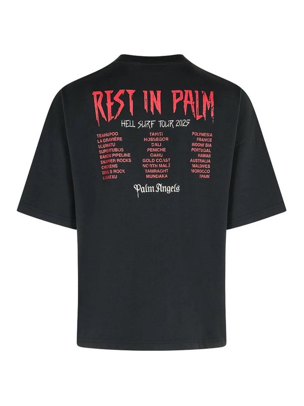 Palm Angels: T-shirts online - T-Shirt - Schwarz