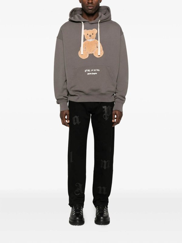 Jean Droit - Noir shop online: Palm Angels