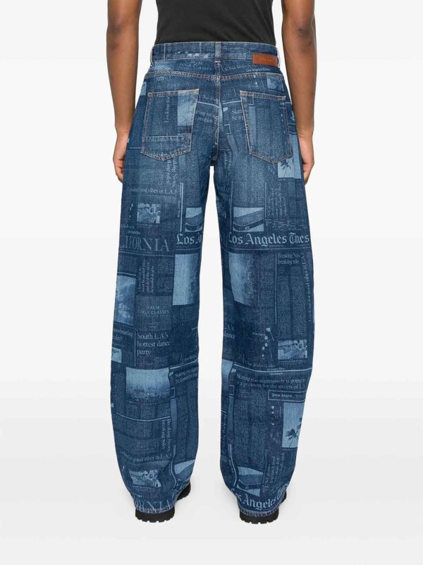 Palm Angels: ベルボトムジーンズ online - フレアジーンズ - ブルー