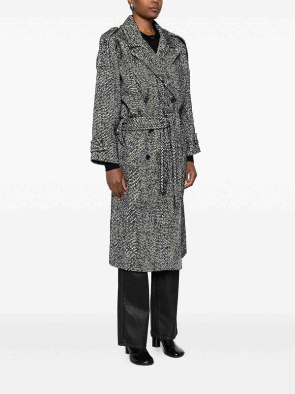 Pinko buy online ロングコート - 黒