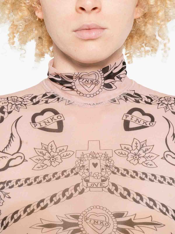 クルーネック - ヌードカラー shop online: Pinko