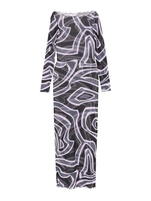 EMILIO PUCCI: Maxi robe - Maxi Robe - Noir
