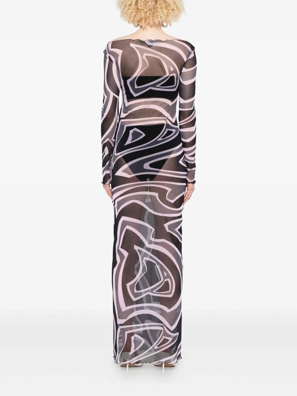 Maxi Robe - Noir shop online: EMILIO PUCCI