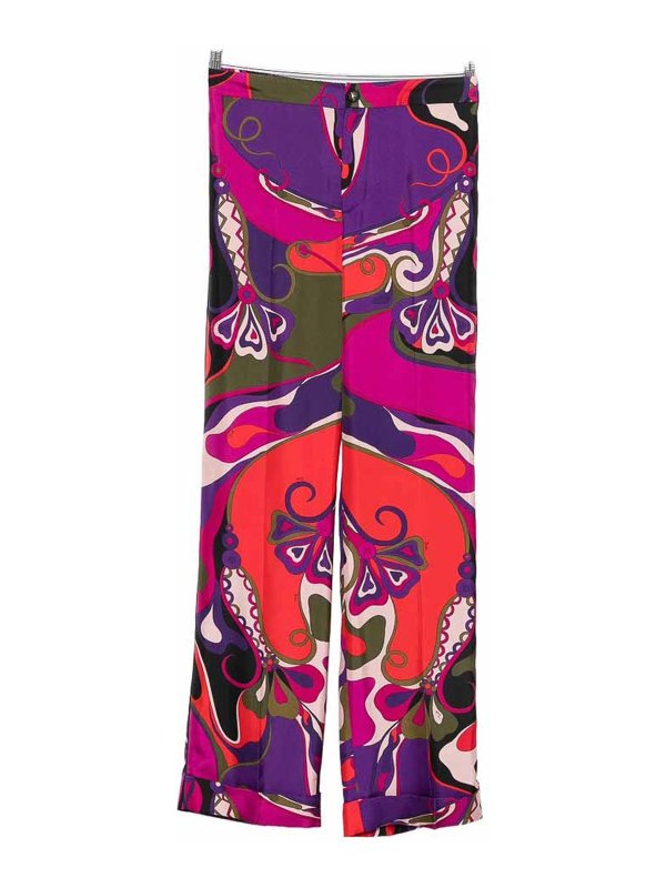 EMILIO PUCCI: カジュアルトラウザー - カジュアルパンツ - 紫