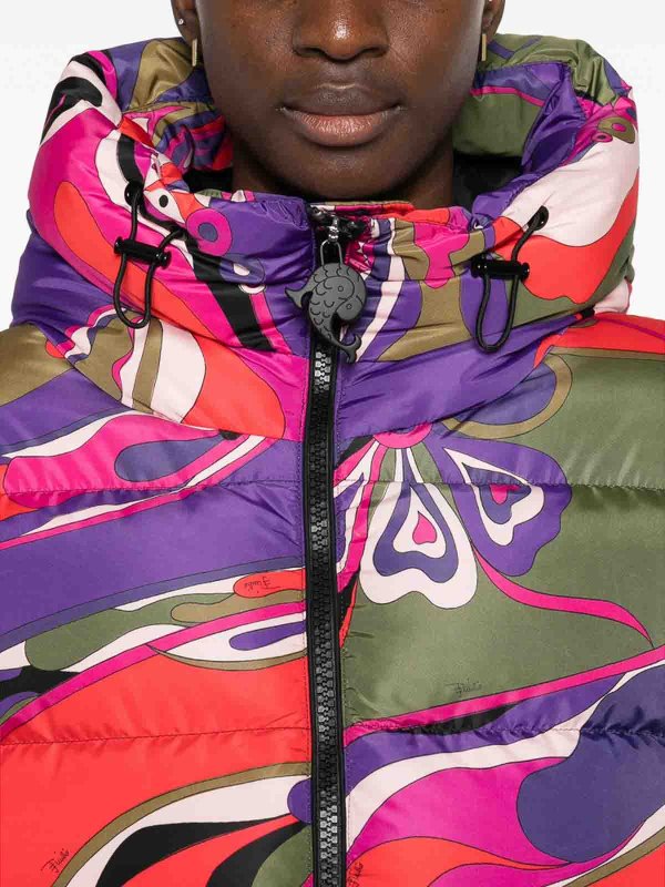 Blouson Rembourré - Violet shop online: EMILIO PUCCI