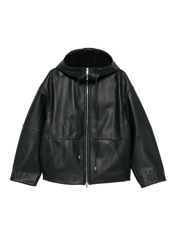 SPORTMAX: leather coats - Leather Outerwear