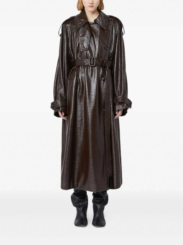 Ledermantel - Braun shop online: SPORTMAX