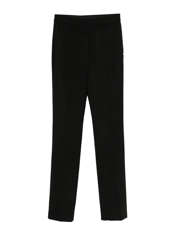 SPORTMAX: Pantalones casual - Pantalón Casual - Negro