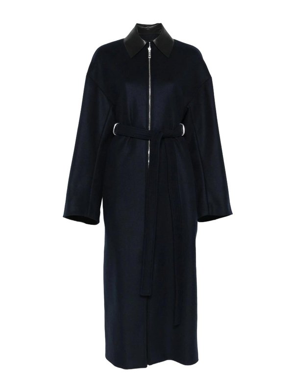 SPORTMAX: ロングコート - ロングコート - 黒