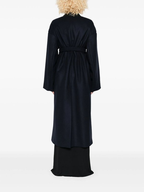 ロングコート - 黒 shop online: SPORTMAX