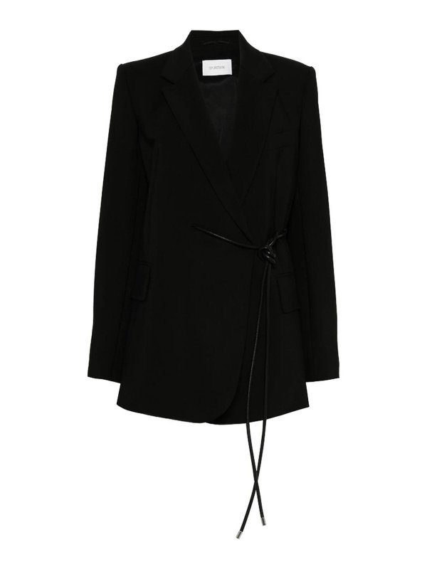 SPORTMAX: Blazer - Blazer - Negro