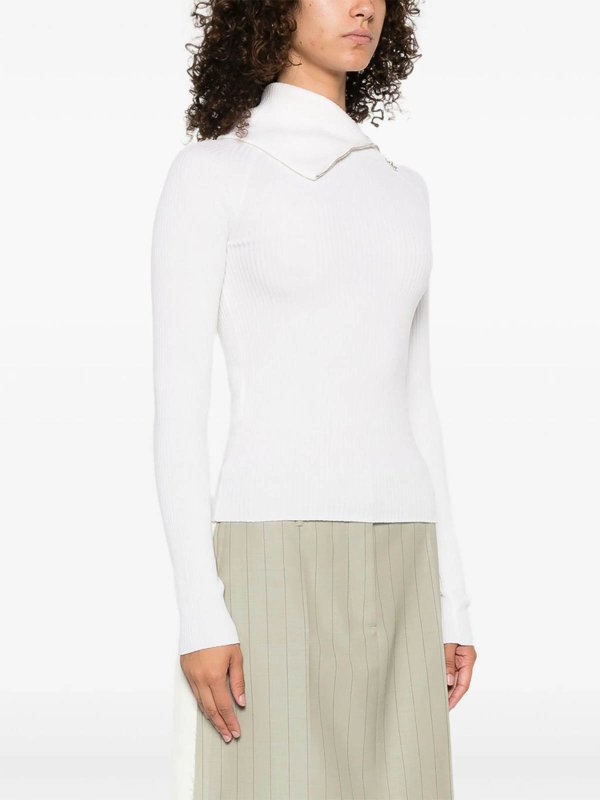 SPORTMAX buy online Rundhalspullover - Weiß