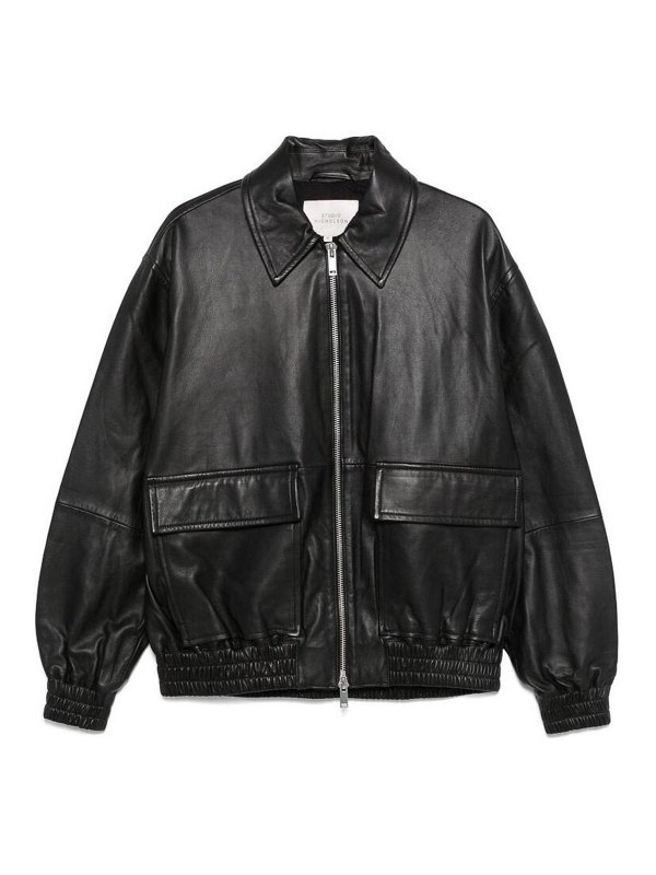 STUDIO NICHOLSON: leather coats - Leather Outerwear