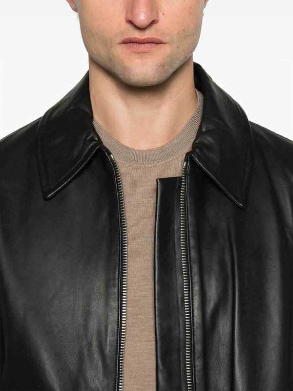 STUDIO NICHOLSON: leather coats online - Leather Outerwear