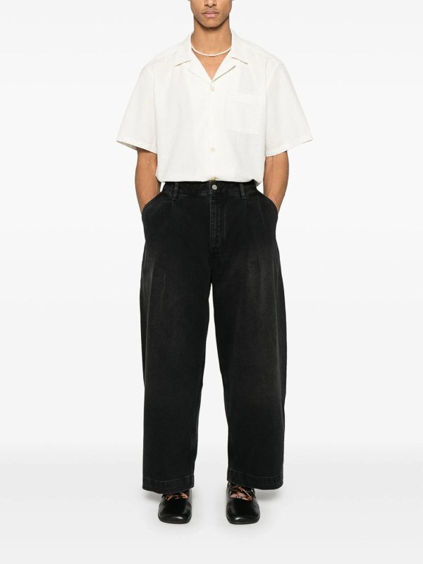 STUDIO NICHOLSON: Jeans patte d