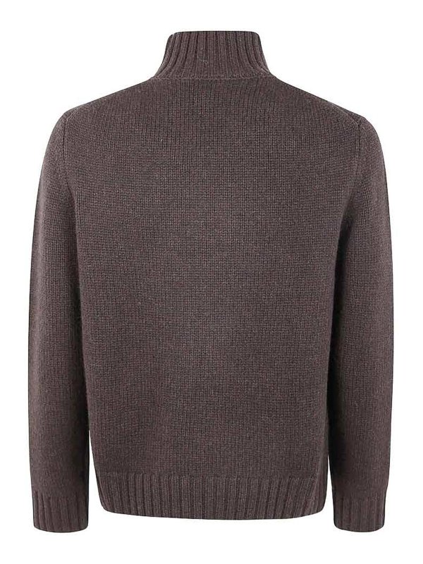 STUDIO NICHOLSON: Strickpullover mit Rundhalsausschnitt online - Rundhalspullover - Braun