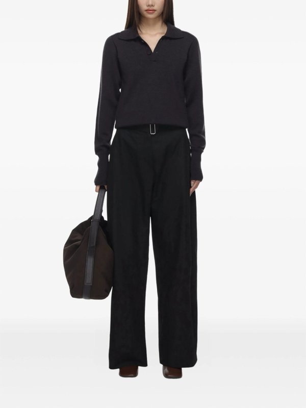 STUDIO NICHOLSON: Suéteres con cuello pico online - Suéter Cuello Redondo - Marrón