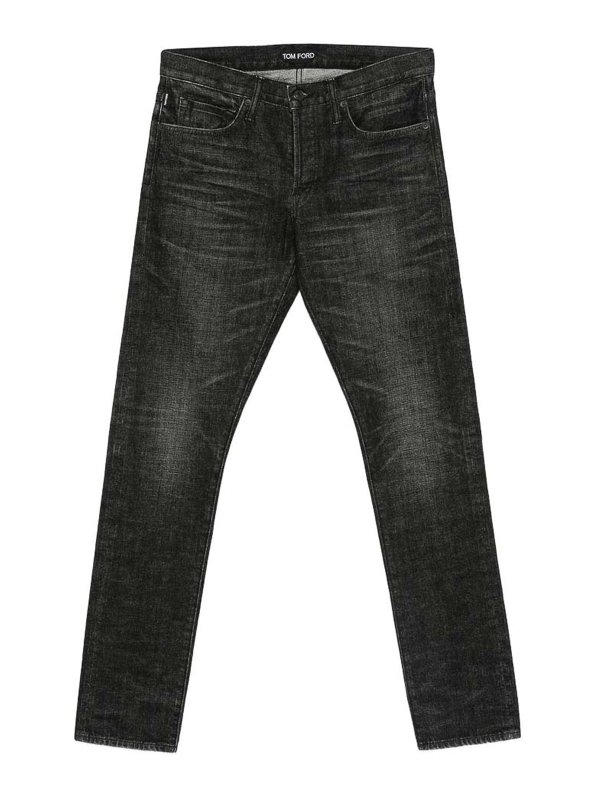 TOM FORD: Jeans pitillos - Vaqueros Pitillos - Negro