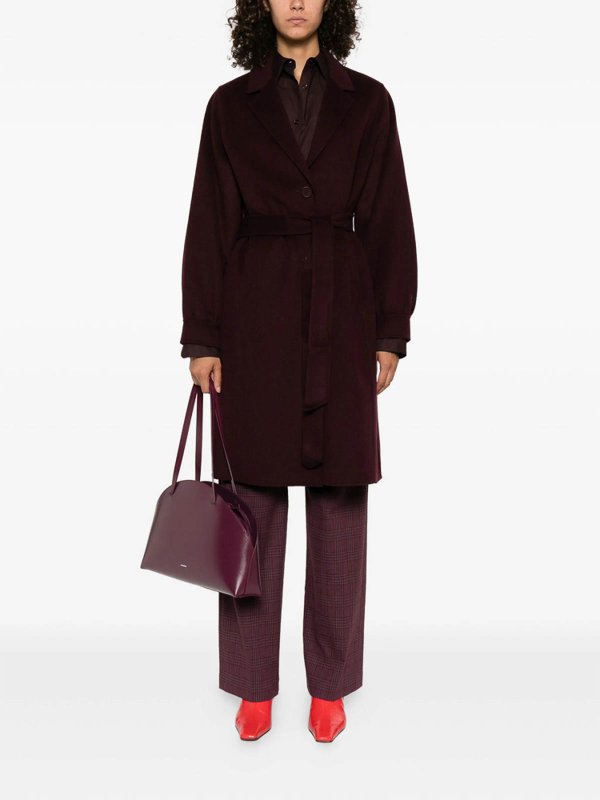 TWINSET: ニーレングスコート online - 膝丈コート - 紫