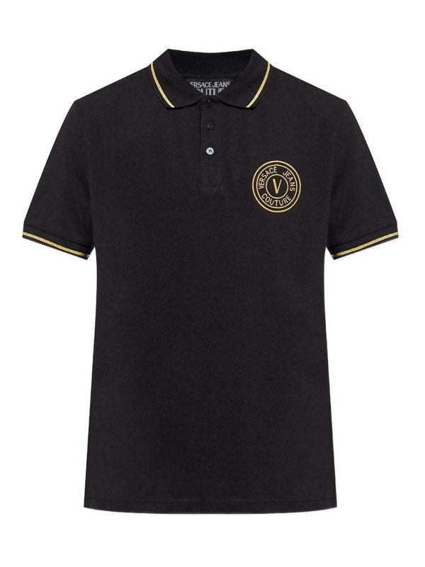 Versace Jeans Couture: クルーネック - クルーネック - 黒