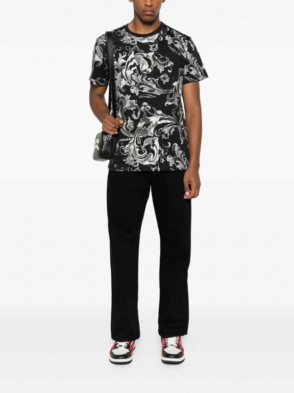 The Best Shops Versace Jeans Couture: T-shirts - T-Shirt - Schwarz