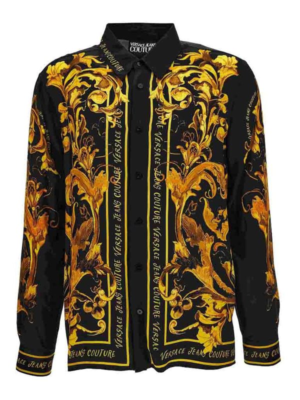 Versace Jeans Couture: シャツ - シャツ - 黒