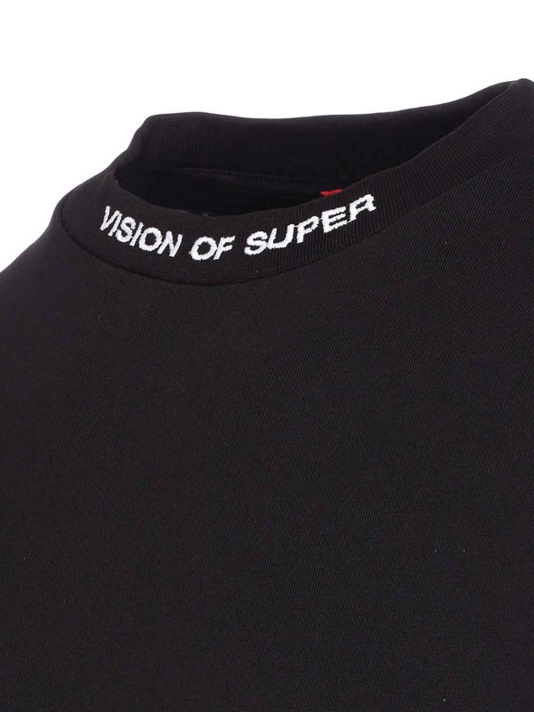 VISION OF SUPER: Pull col rond online - Pull Col Rond - Noir