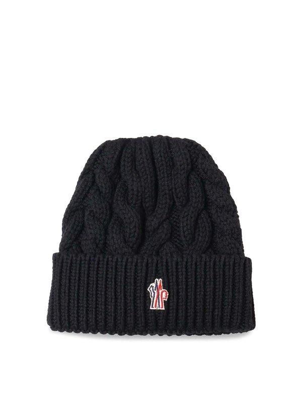 MONCLER GRENOBLE: Chapeaux - Chapeau - Noir